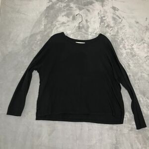 Xirena Top Womens Large Gray Cotton Pullover Long Sleeve Boxy Flaw Work Shirt